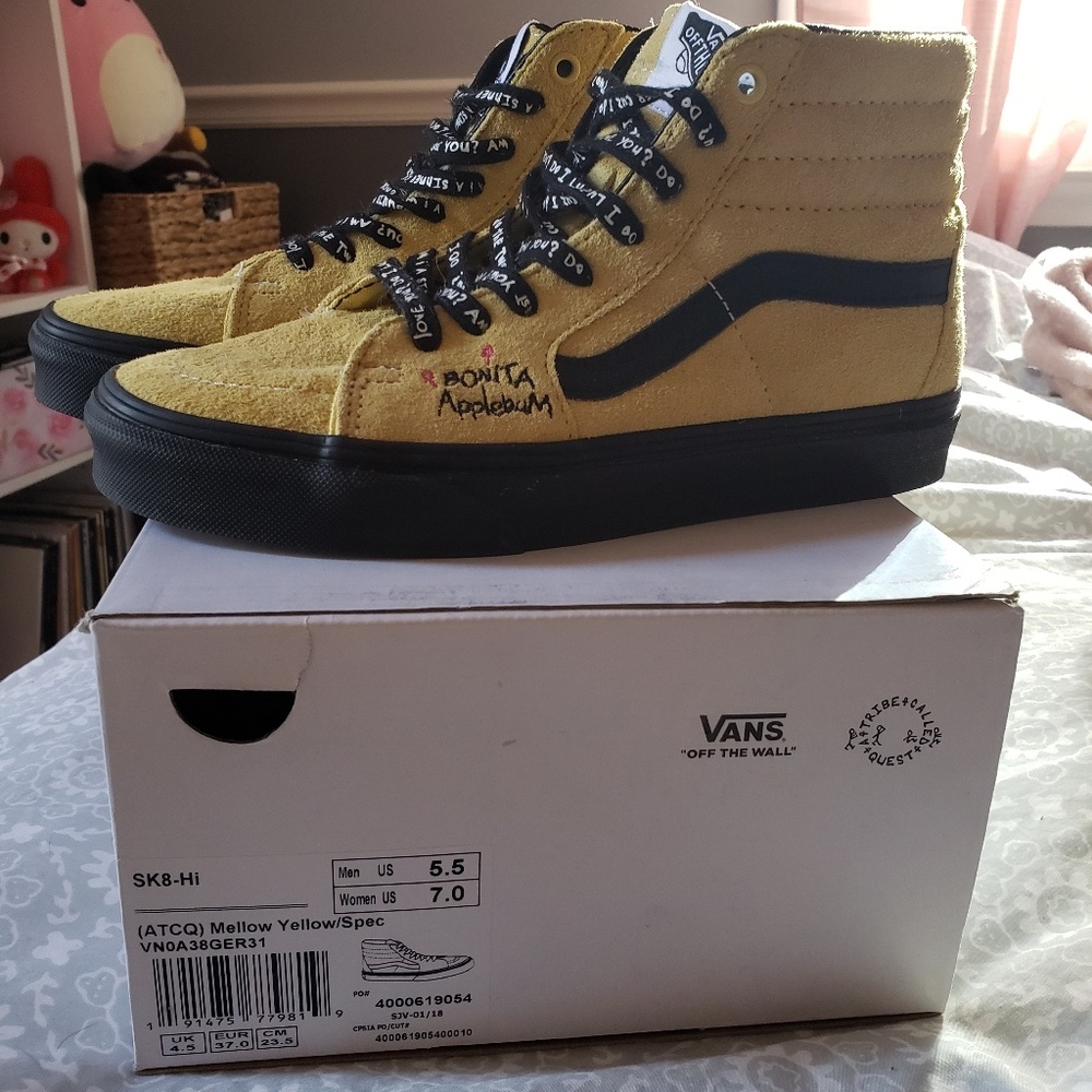 Van's x A tribe called quest high tops m5.5 w7